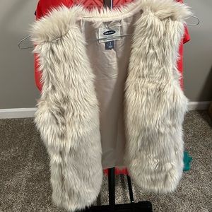 Old Navy Fur Vest Size S